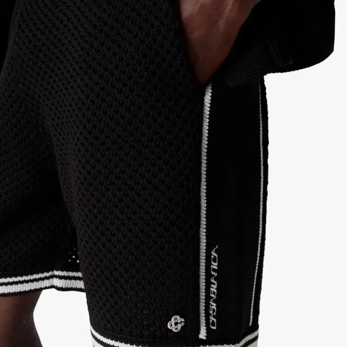 Pantalones cortos de malla negros