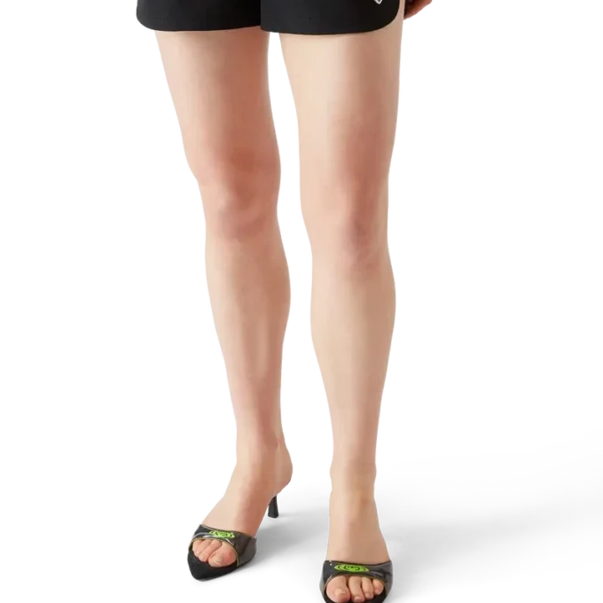 Pantalones cortos de nylon con monograma