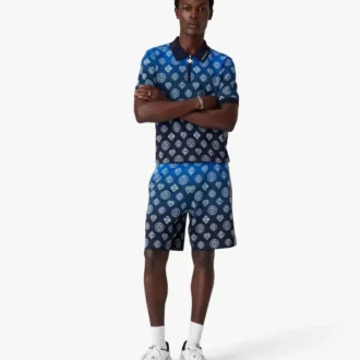 Pantalones cortos de punto con monograma degradado