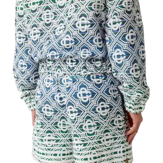 Pantalones cortos de rizo con degradado Monogram