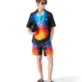 Pantalones cortos de rizo degradado