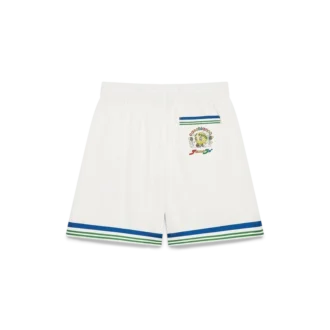 Pantalones cortos de sarga de seda Tennis Club Icon