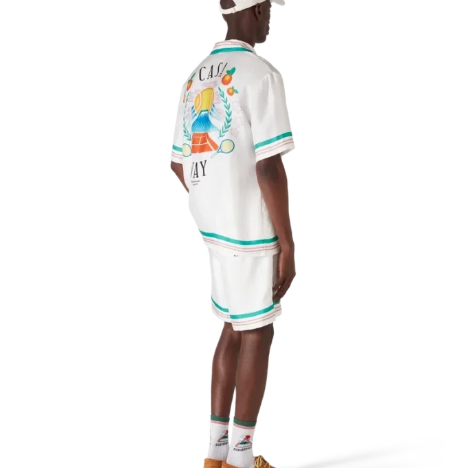 Pantalones cortos de seda Casa Way