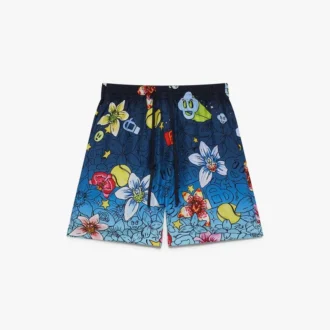 Pantalones cortos de seda Collage D’icones Graphiques