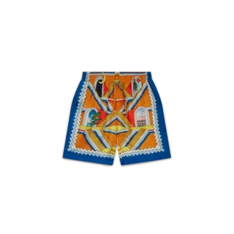 Pantalones cortos de seda Escalier Infini