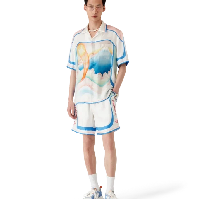 Pantalones cortos de seda Fuji Dream