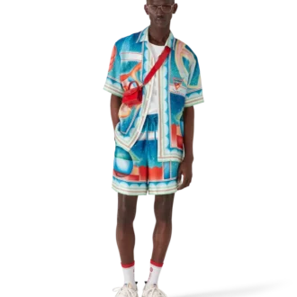 Pantalones cortos de seda Galaxy Court