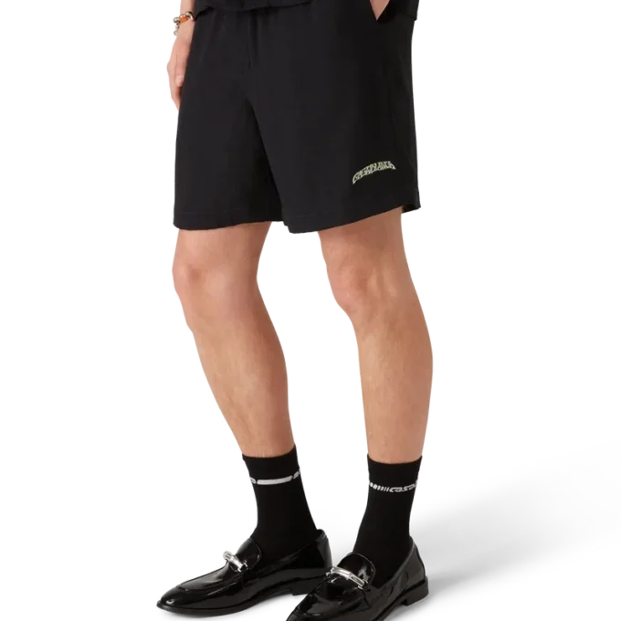 Pantalones cortos de seda jacquard Volcano Pantalones cortos de seda jacquard Volcano