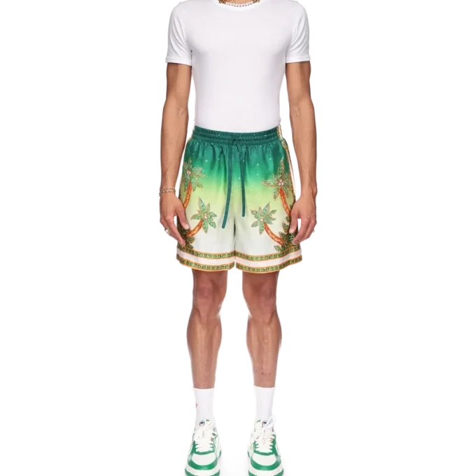 Pantalones cortos de seda Joyaux D’afrique