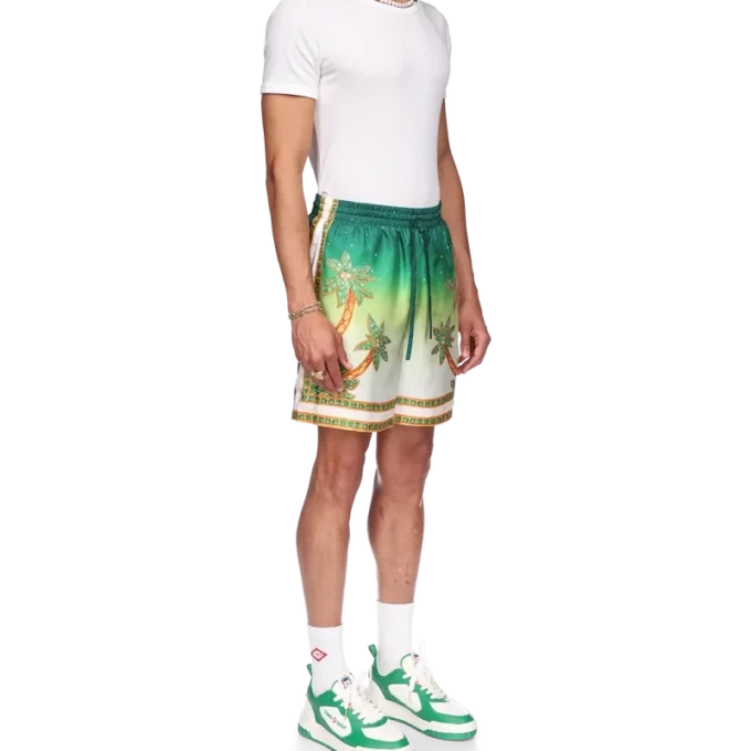 Pantalones cortos de seda Joyaux D’afrique