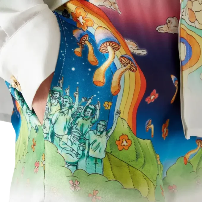 Pantalones cortos de seda La Musique