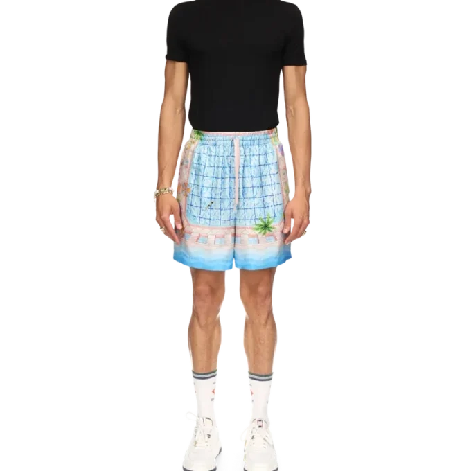 Pantalones cortos de seda Le Plongeon