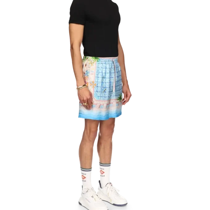 Pantalones cortos de seda Le Plongeon