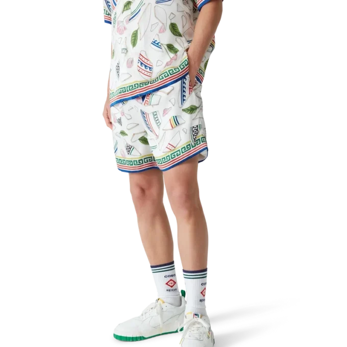 Pantalones cortos de seda Le Vase Brise