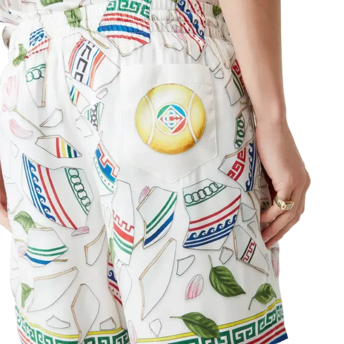 Pantalones cortos de seda Le Vase Brise