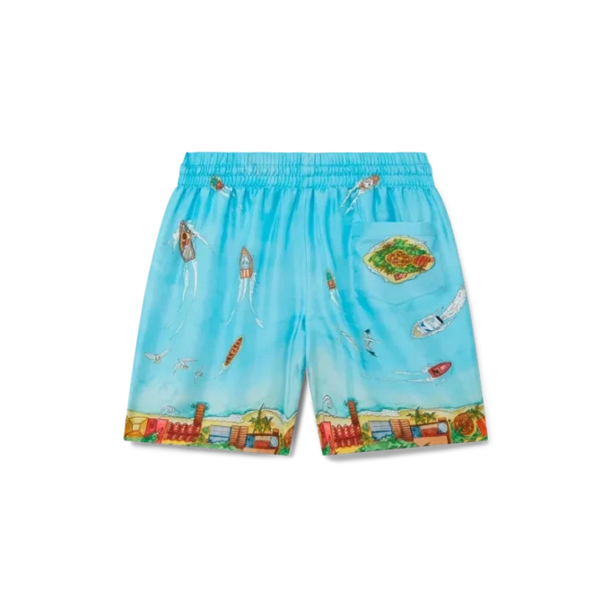 Pantalones cortos de seda Maison Sur Piloti