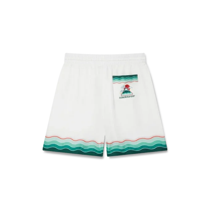 Pantalones cortos de seda Montagne Ondulee