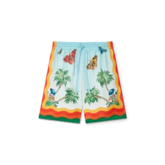 Pantalones cortos de seda Palm Springs Tennis Club