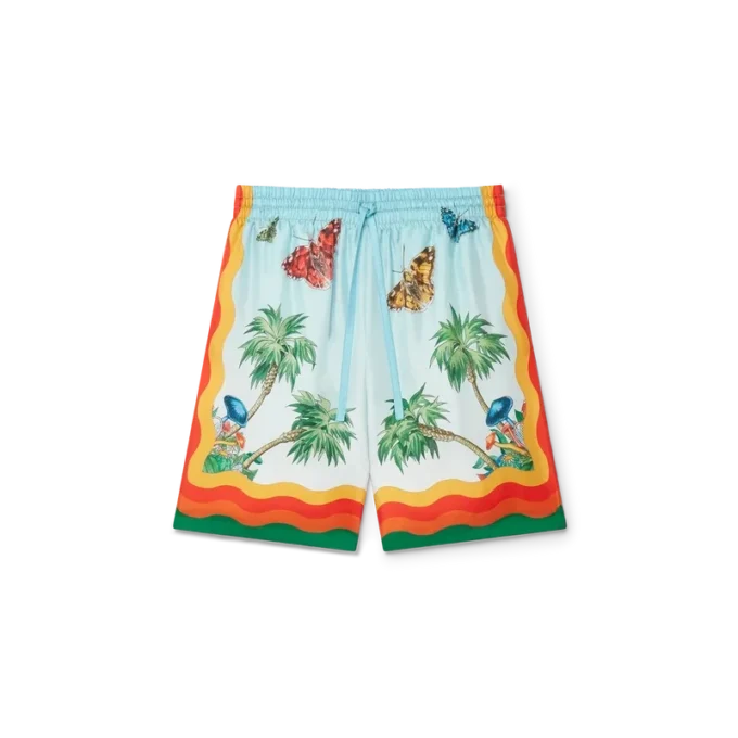 Pantalones cortos de seda Palm Springs Tennis Club