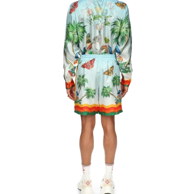 Pantalones cortos de seda Palm Springs Tennis Club