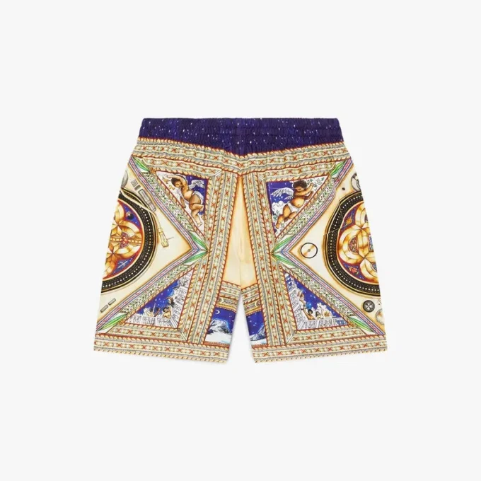 Pantalones cortos de seda Plafond Orne De Musique