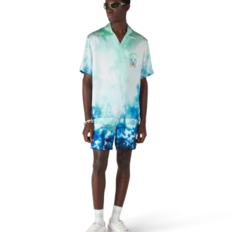 Pantalones cortos de seda Surf Lotus