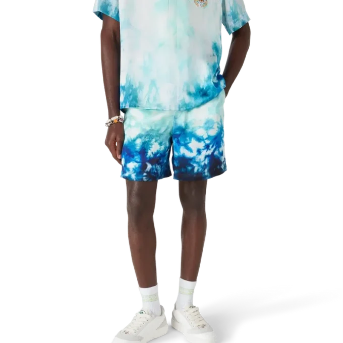 Pantalones cortos de seda Surf Lotus