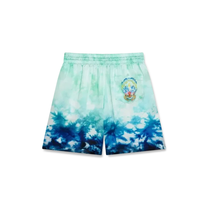 Pantalones cortos de seda Surf Lotus