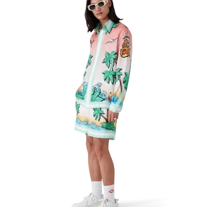 Pantalones cortos de seda Tennis Club