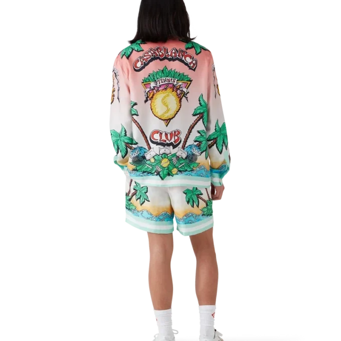 Pantalones cortos de seda Tennis Club