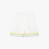 Pantalones cortos de seda Tennis Landscape