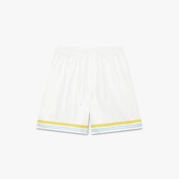 Pantalones cortos de seda Tennis Landscape