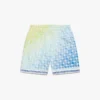 Pantalones cortos de seda Tennis Tile
