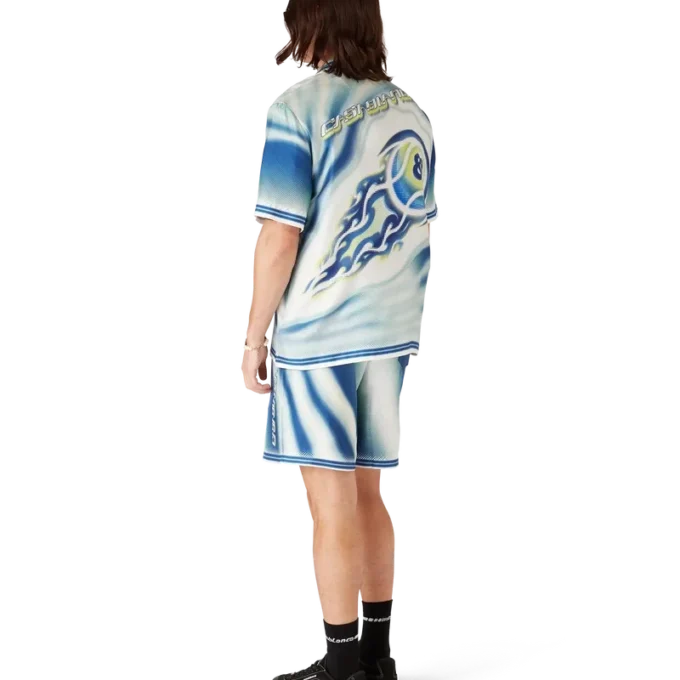 Pantalones cortos de seda «The Art of the Serve»