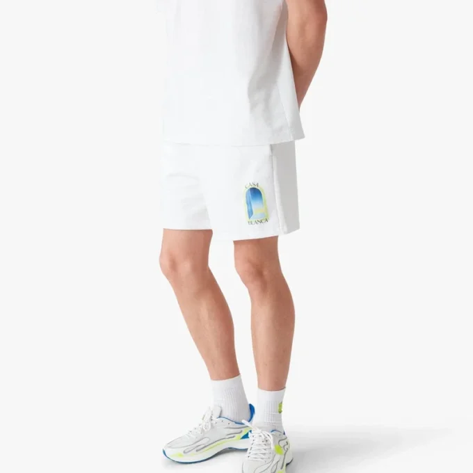 Pantalones cortos de sudadera L’arche blancos