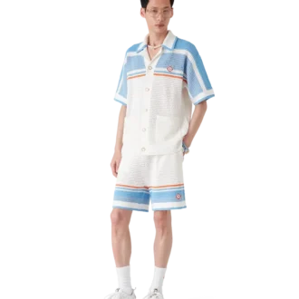 Pantalones cortos de tenis de algodón de ganchillo Pantalones cortos de tenis de algodón de ganchillo