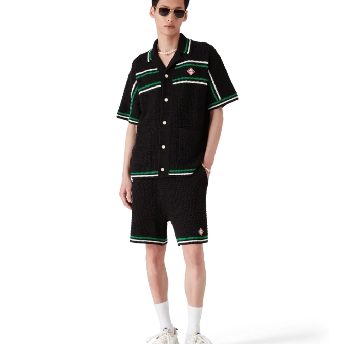 Pantalones cortos de tenis de ganchillo