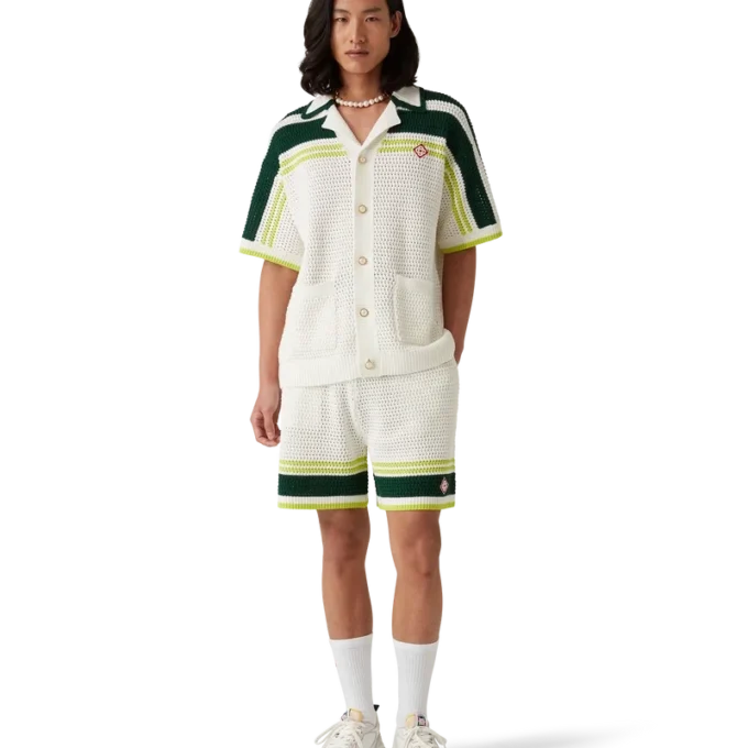 Pantalones cortos de tenis de ganchillo Pantalones cortos de tenis de ganchillo