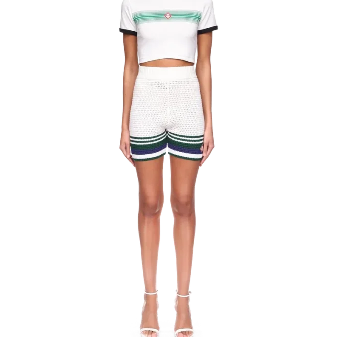 Pantalones cortos de tenis de ganchillo