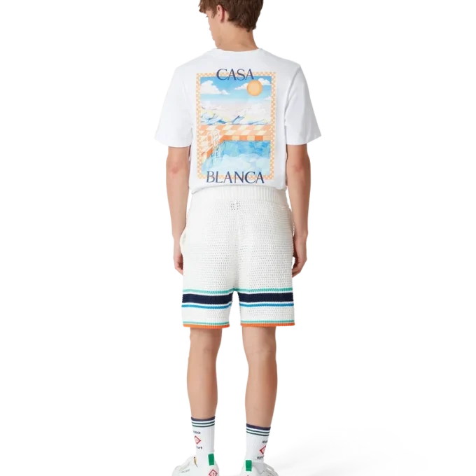 Pantalones cortos de tenis de ganchillo