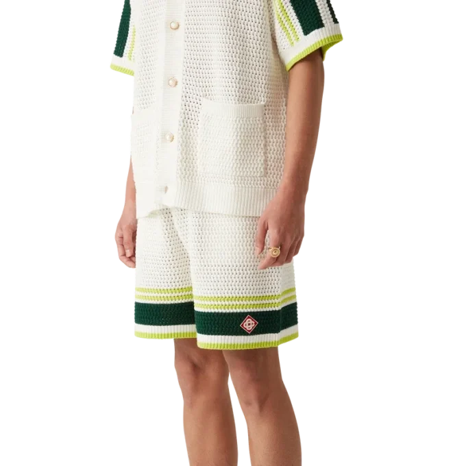 Pantalones cortos de tenis de ganchillo Pantalones cortos de tenis de ganchillo