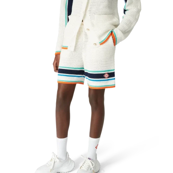 Pantalones cortos de tenis de ganchillo