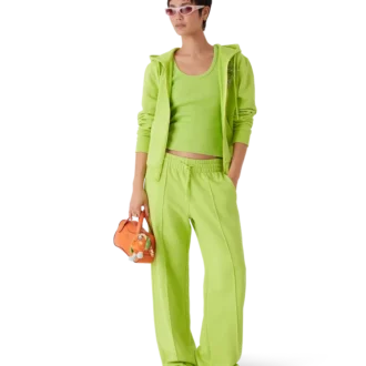 Pantalones de chándal con bajo abierto