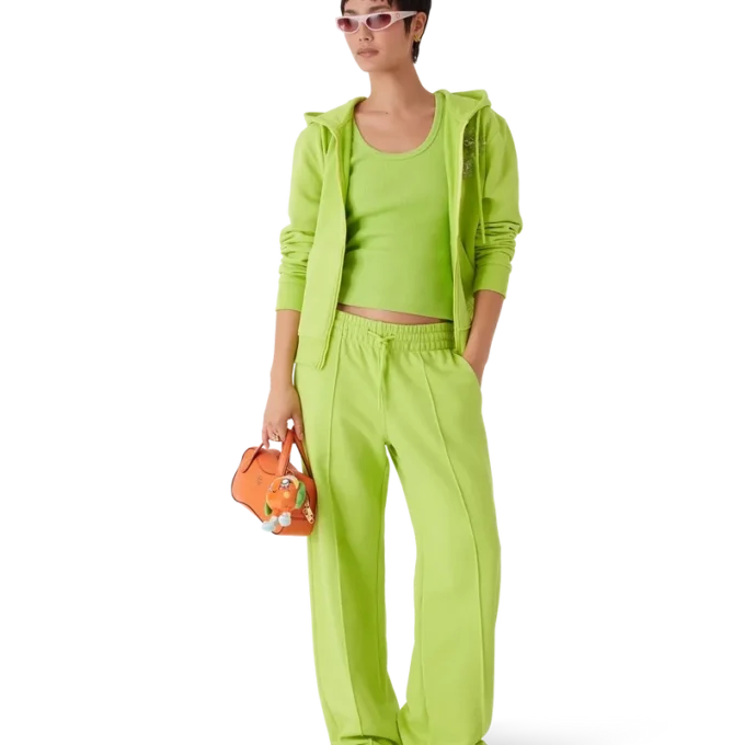 Pantalones de chándal con bajo abierto