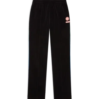 Pantalones de chándal de terciopelo con ribete degradado