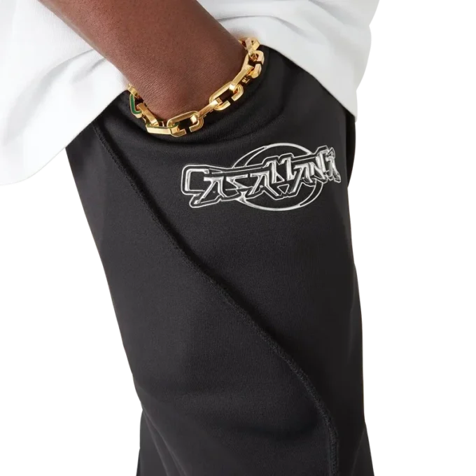 Pantalones de chándal oversize con paneles Pantalones de chándal oversize con paneles