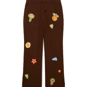 Pantalones de ganchillo con motivos