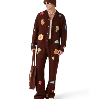 Pantalones de ganchillo con motivos