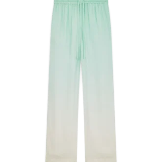 Pantalones de jacquard con monograma degradado