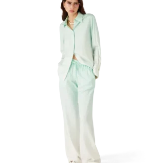 Pantalones de jacquard con monograma degradado